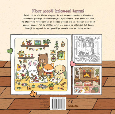 Deltas fuzzy cuties cute comfy kleurboek vivi tinta