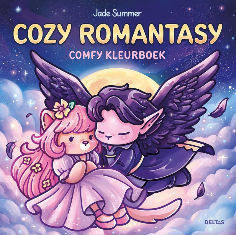Load image into Gallery viewer, Deltas cozy romantasy - comfy kleurboek jade summer
