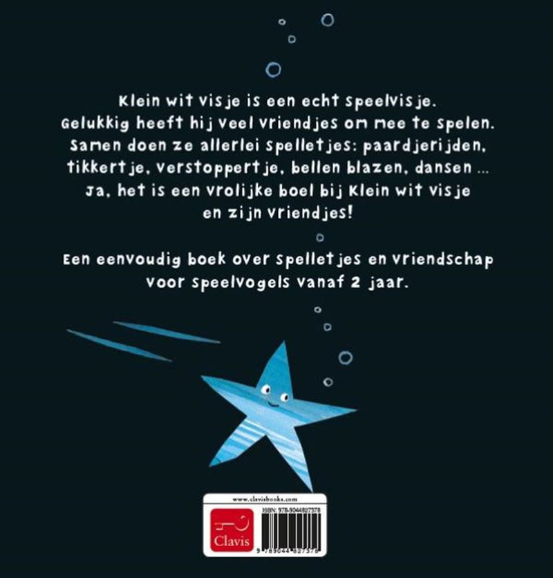 Load image into Gallery viewer, Klein wit visje heeft veel vriendjes. 2+
