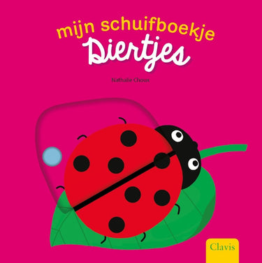 Mijn schuifboekje: diertjes (karton). 1+