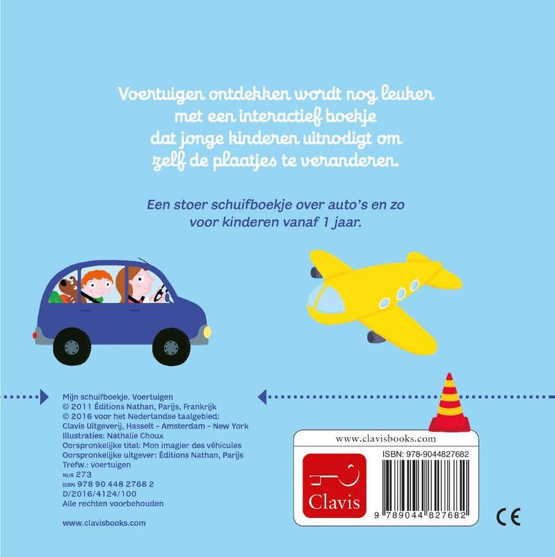 Load image into Gallery viewer, Mijn schuifboekje: voertuigen (karton).
