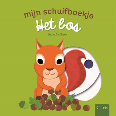Mijn schuifboekje: het bos (karton). 1+