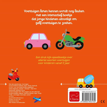Mijn kijk-speelboekje, voertuigen. 1+