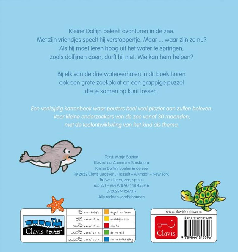 Load image into Gallery viewer, Spelen in de zee. kartonboek. 2+
