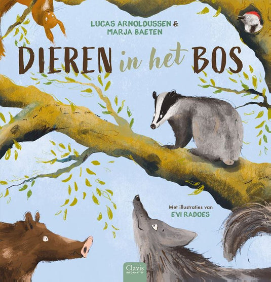 Prentenboek: dieren in het bos. 7+