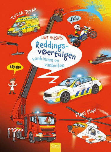 Reddingsvoertuigen vanbinnen en vanbuite