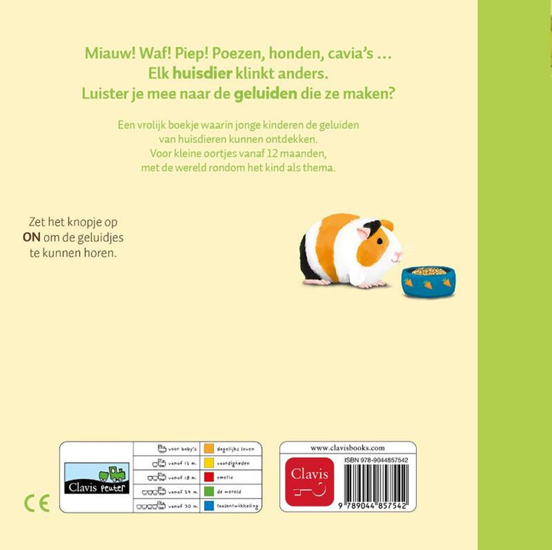 Load image into Gallery viewer, Geluidenboek: huisdieren. 1+
