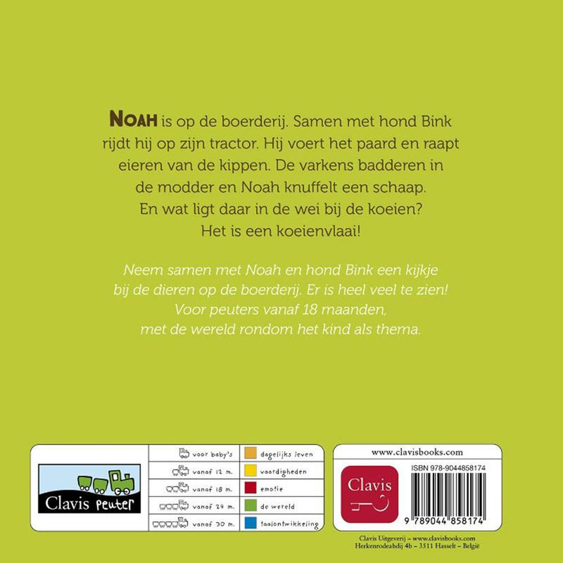Load image into Gallery viewer, Kartonboek: noah op de boerderij 2+
