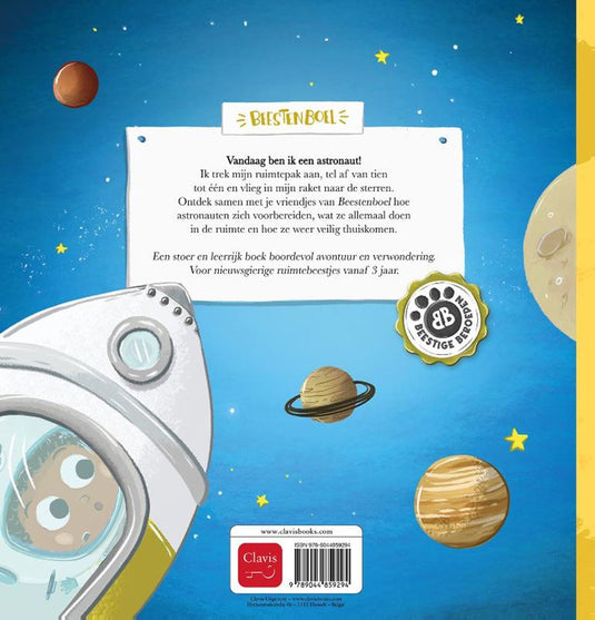 Prentenboek: de astronaut 3+
