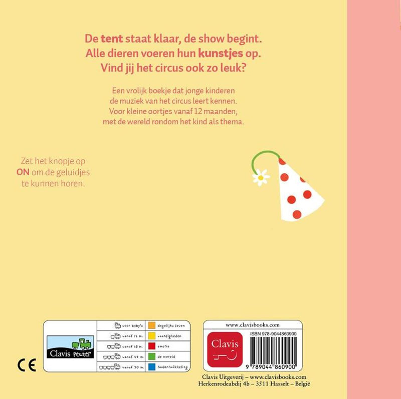 Load image into Gallery viewer, Geluidenboek: circusdeuntjes 2+
