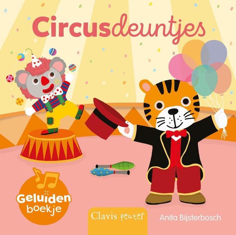 Load image into Gallery viewer, Geluidenboek: circusdeuntjes 2+
