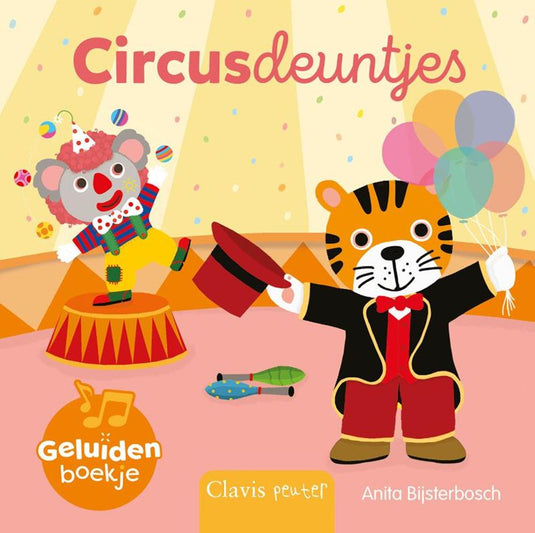 Geluidenboek: circusdeuntjes 2+