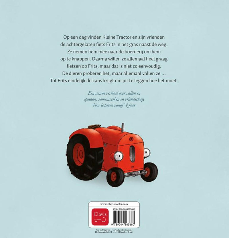 Load image into Gallery viewer, Kleine tractor en frits de fiets 4+
