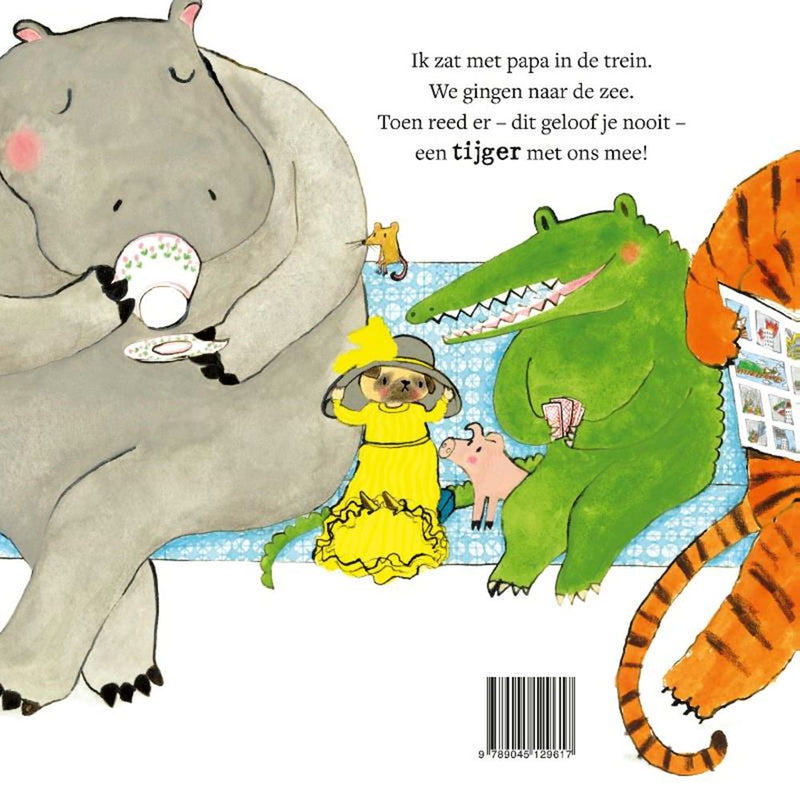 Load image into Gallery viewer, Een tijger in de trein. 3+ (groep 1 en 2
