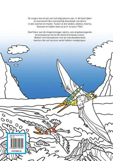 Kleurboek: dinosaurus.