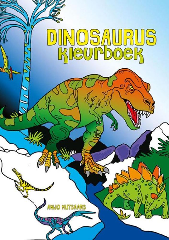 Load image into Gallery viewer, Kleurboek: dinosaurus.
