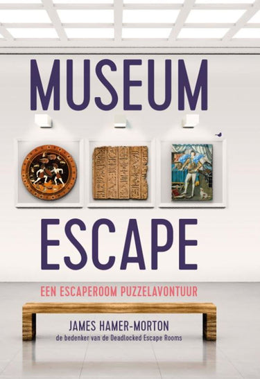 Mus creatief museum escape. escaperoom puzzelboek