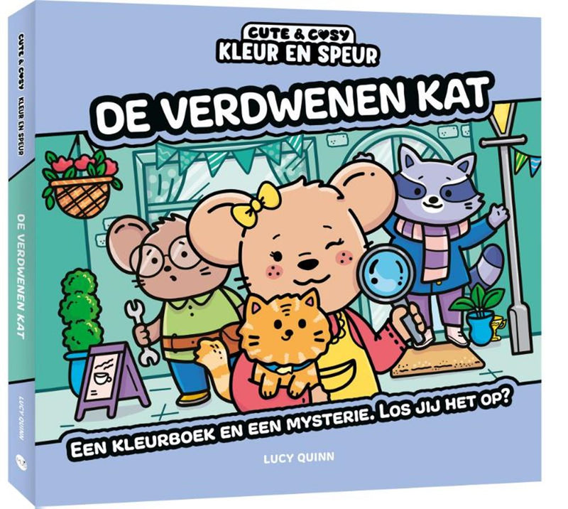 Load image into Gallery viewer, Cute cosy kleur en speur: de verdwenen
