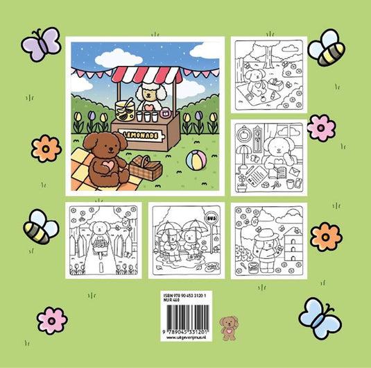 Centraal boekhuis kokoro spring - kleurboek