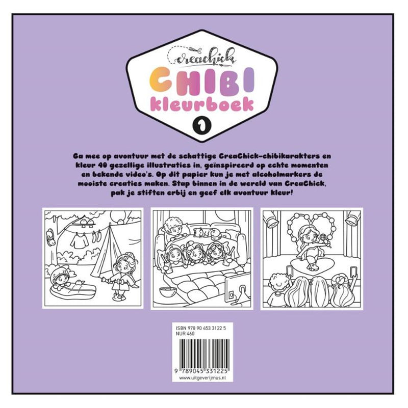 Load image into Gallery viewer, Centraal boekhuis creachick chibikleurboek 1 -
