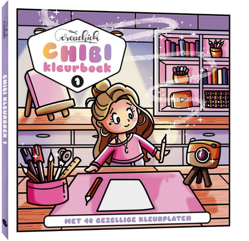 Load image into Gallery viewer, Centraal boekhuis creachick chibikleurboek 1 -
