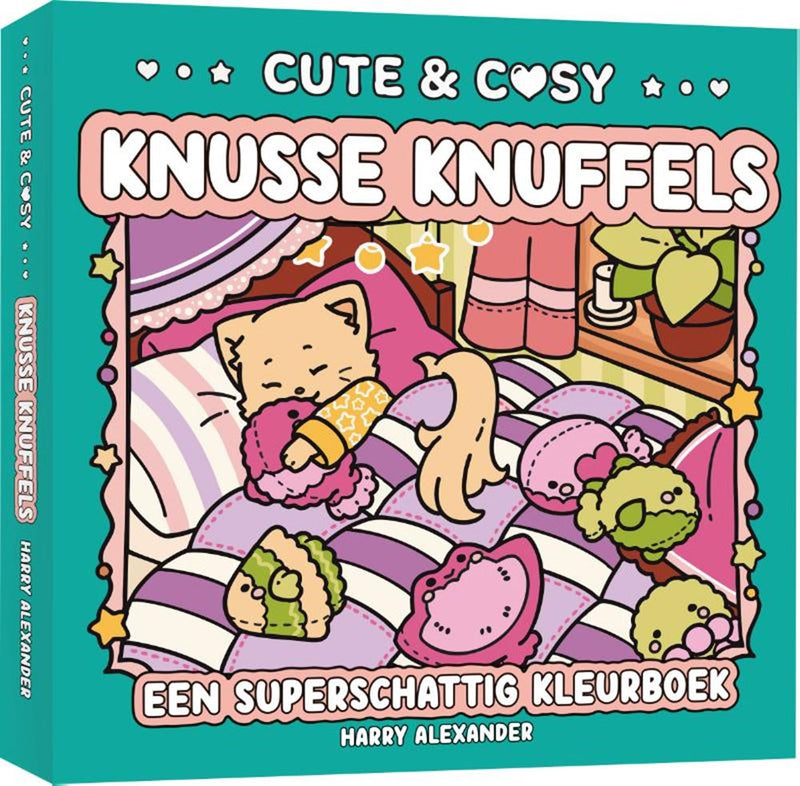 Load image into Gallery viewer, Knus kleurboek: cute cosy: se knuffels
