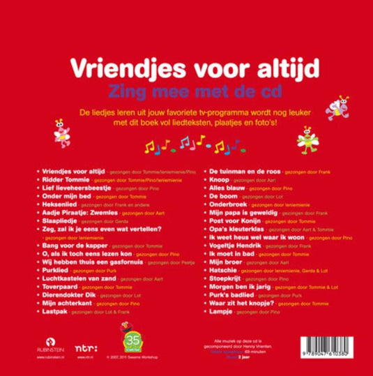 Sesamstraat: vriendjes voor alti boek+cd