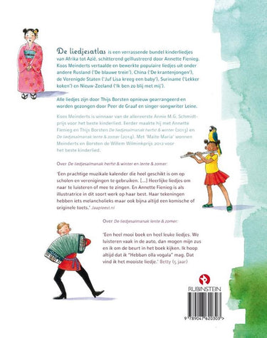 De liedjesatlas: 24 wereldliedjes (+cd)