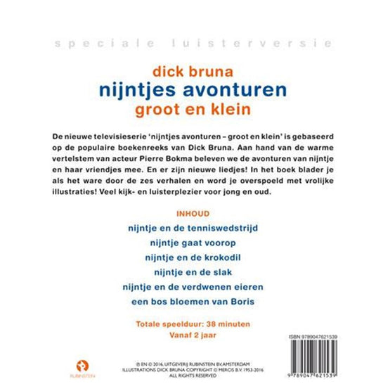 Nijntjes avonturen groot en klein (boek+
