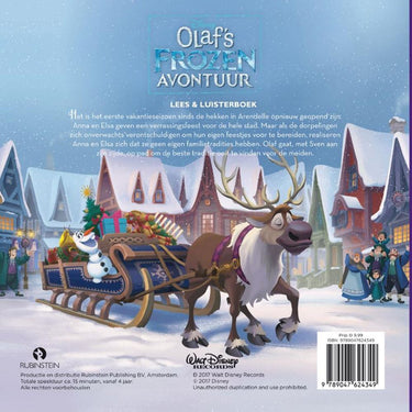 Olaf's frozen adventure (boek + cd). 4+