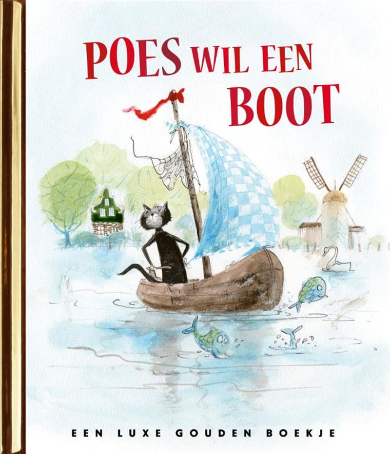Load image into Gallery viewer, Gouden boekje: poes wil een boot 3+
