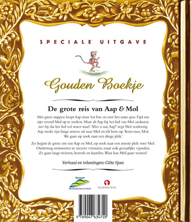 Load image into Gallery viewer, Goudenboede grote reis van aap en mol 3+
