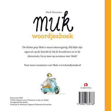 Kartonboekje: muk woordjesboek. 1+