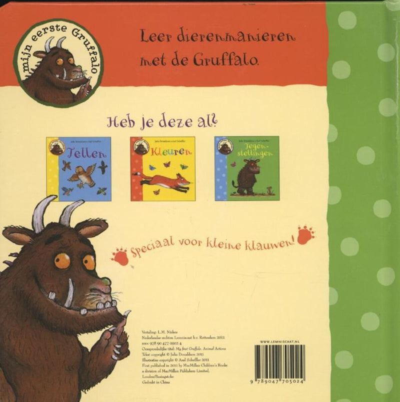 Load image into Gallery viewer, Mijn eerste gruffalo: dierenmanieren. 2+
