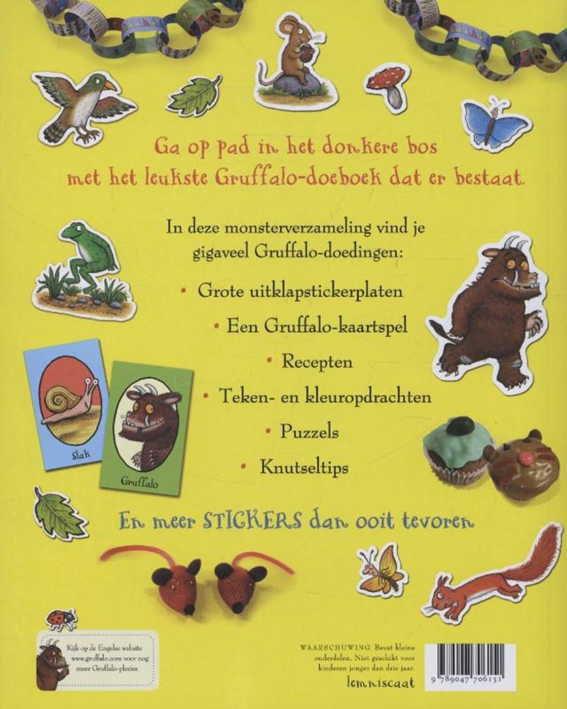 Load image into Gallery viewer, Het gruffalo stickerdoeboek. 4+
