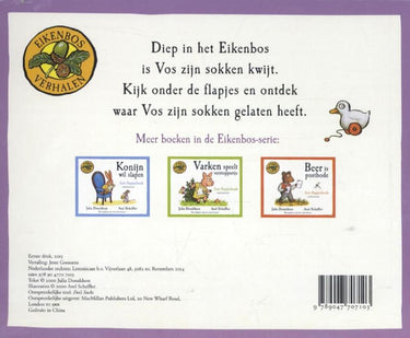 Vos zoekt zijn sokken (kartonboek met fl