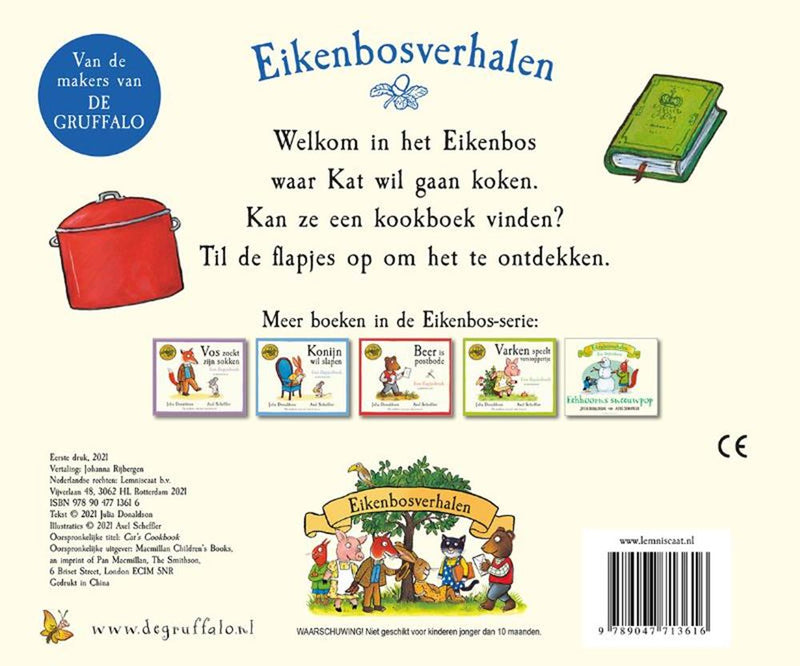 Load image into Gallery viewer, Flapjesboek: het kookboek van kat. 2+
