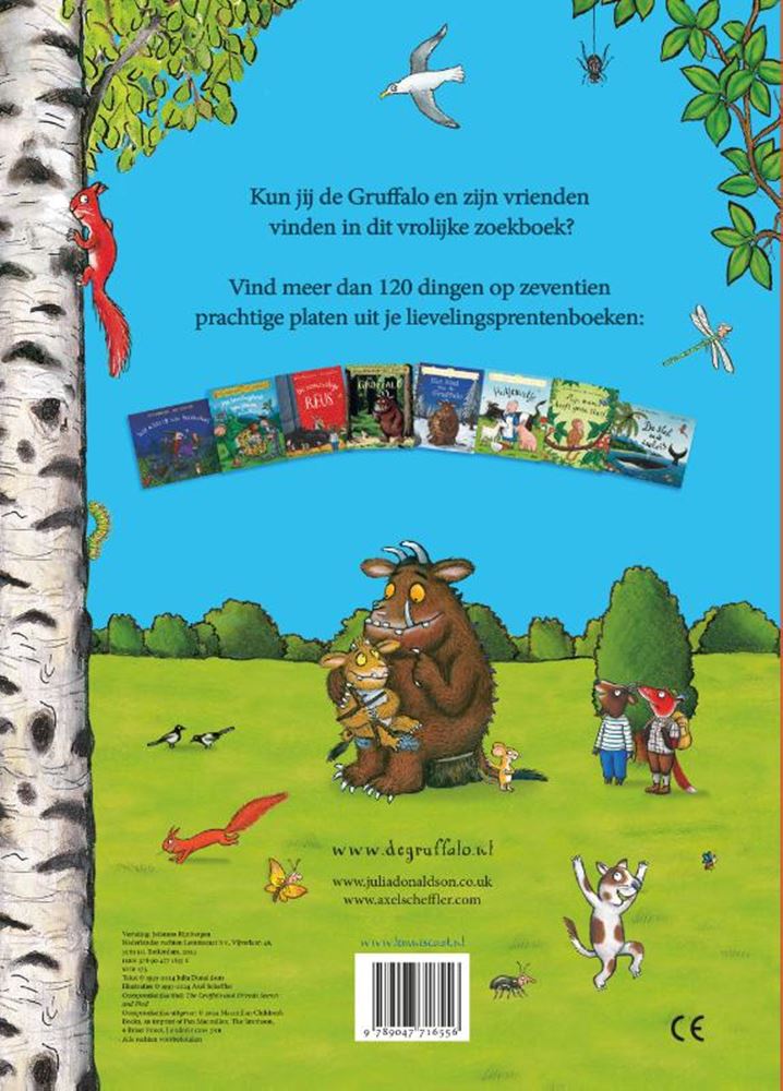 Load image into Gallery viewer, De gruffalo en zijn vrienden zoekboek 4+
