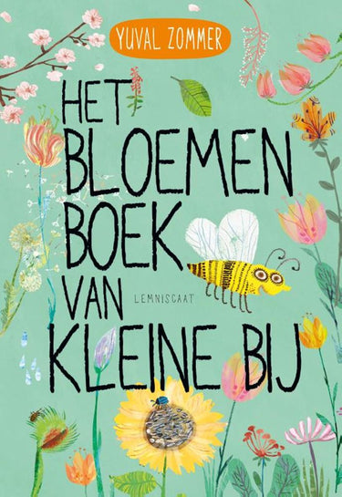 Kartonboehet bloemenboek van kleine bij.