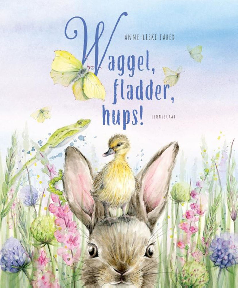 Load image into Gallery viewer, Waggel, fladder, hups! prentenboek top 1
