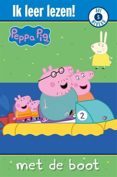 Ik leer lezen. peppa pig met de boot. av
