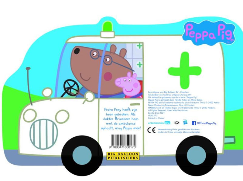 Load image into Gallery viewer, Peppa pig, de ambulance. 3+
