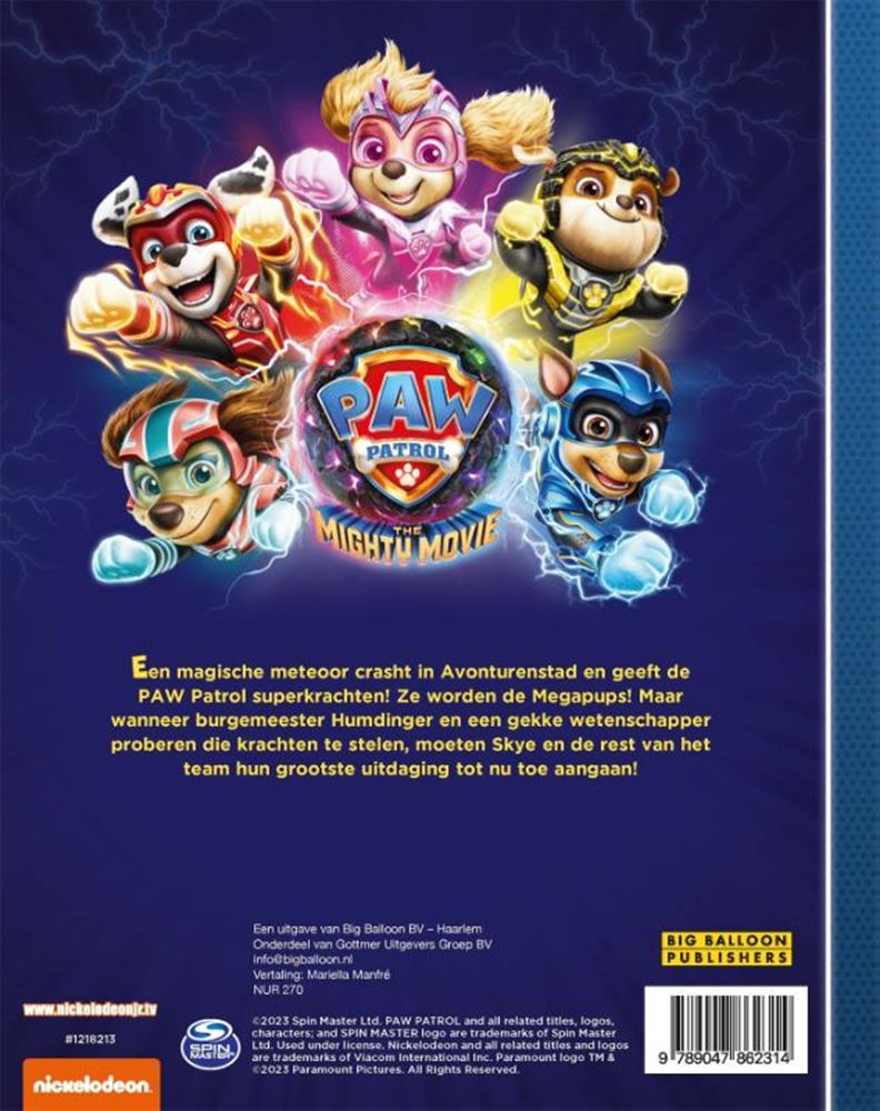 Load image into Gallery viewer, Ty paw patrol migh movie, het officië. 3+
