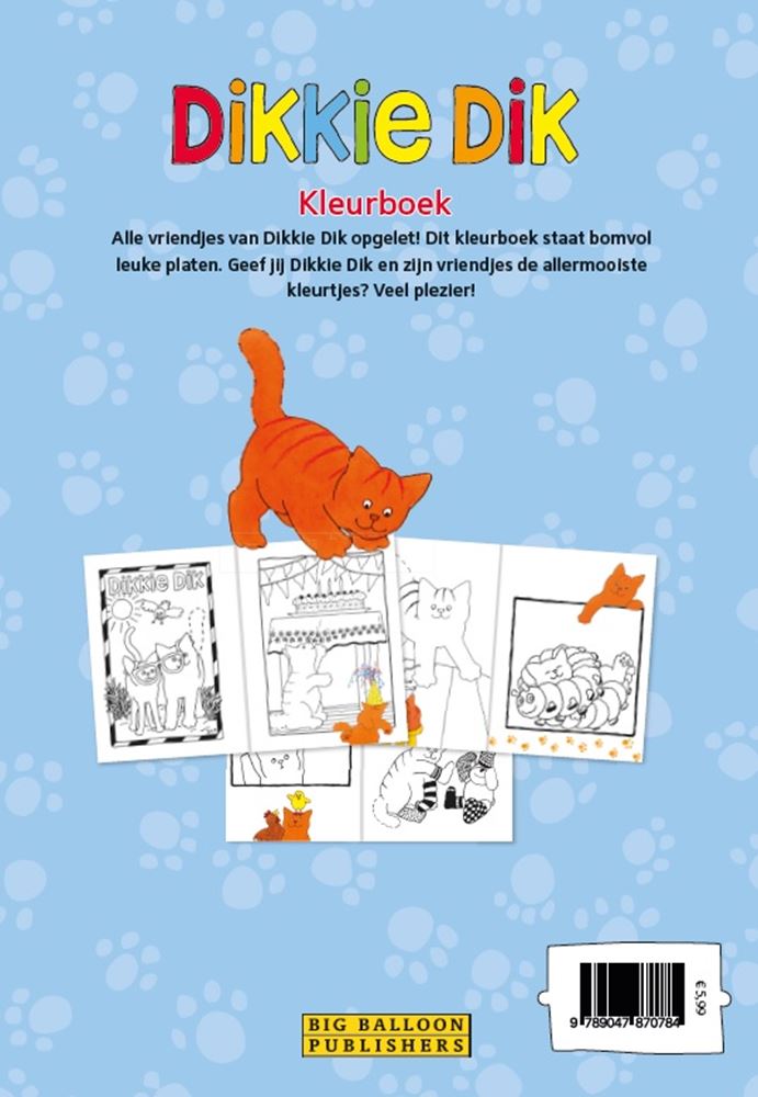 Load image into Gallery viewer, Dikkie dik kleurboek. 3+ 48 blz. pb.
