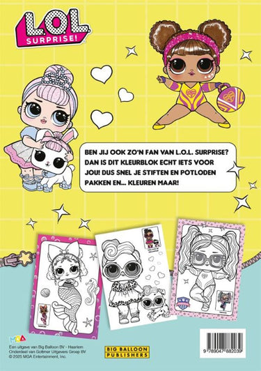 Kleurboek: l.o.l. surprise! kleurblok 4+