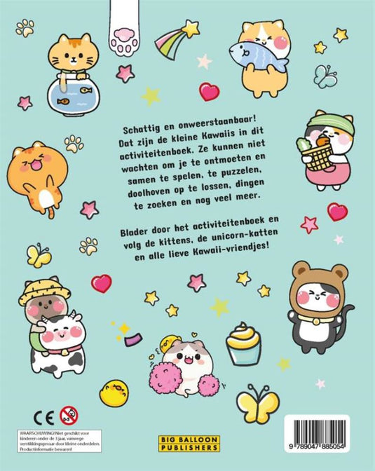 Gottmer uitgevers groep kawaii kittens friends activiteitenboe