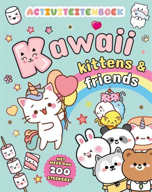 Gottmer uitgevers groep kawaii kittens friends activiteitenboe