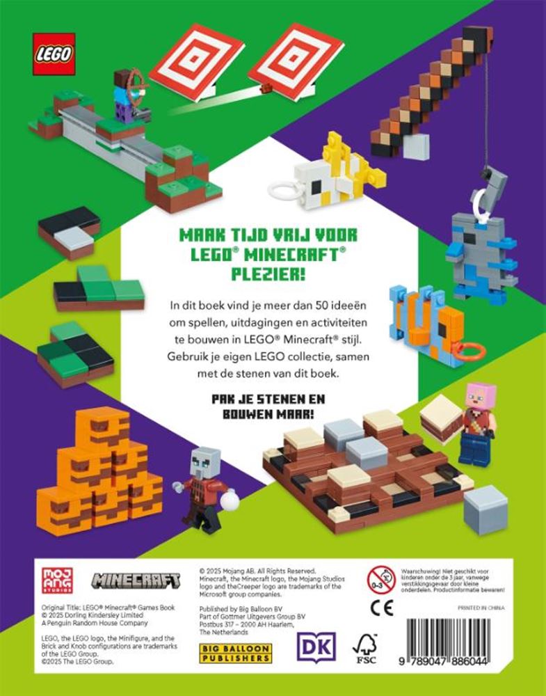 Load image into Gallery viewer, Gottmer uitgevers groep lego minecraft spellenboek 6+
