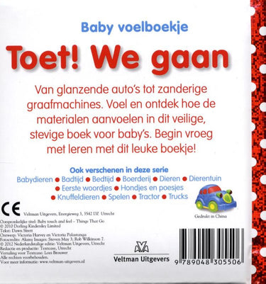 Baby voelboekje: toet. we gaan. 0+