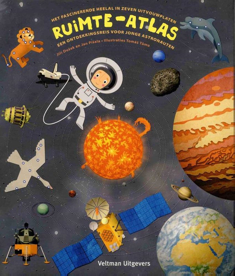 Load image into Gallery viewer, Ruimte-atlas (uitklapboek). 7+
